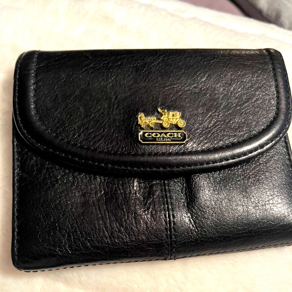 Coach leather wallet